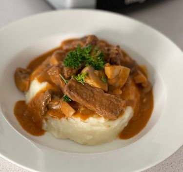 Beef Stroganoff Magimix.